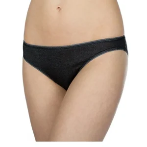 Kadın Siyah Saf İpek Fibroin Slip Intımo